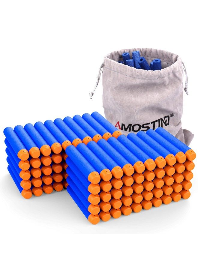 Refill Darts 100Pcs Bullets Ammo Pack For Nerf Nstrike Elite 2.0 Series Dinosquad Compatible With All Elite Blasters Blue