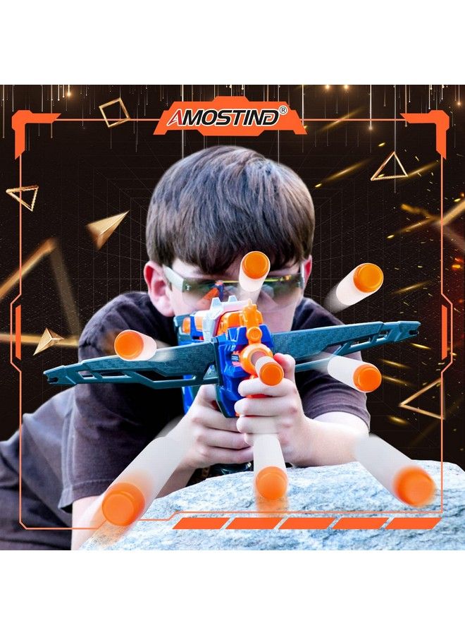 100Pcs Refill Darts For Nerf N Strike Elite 2.0 Series Glow In The Dark Bullets Pack Compatible With All Elite Blasters White