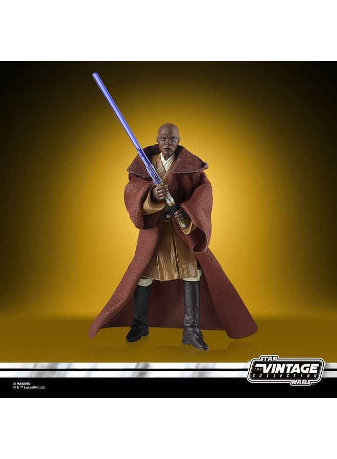 The Vintage Collection Mace Windu Toy Vc35 3.75Inchscale Attack Of The Clones Action Figure Toy Kids Ages 4 And Up
