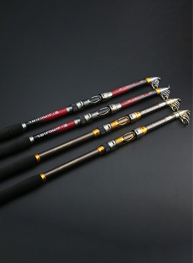 2.4M Fishing Rods Sea Rods Telescopic Fishing Pole Durable Lightweight Sensitive 24T Carbon Fiber Ultralight Travel Saltwater Freshwater Bass Salmon Trout Fishing