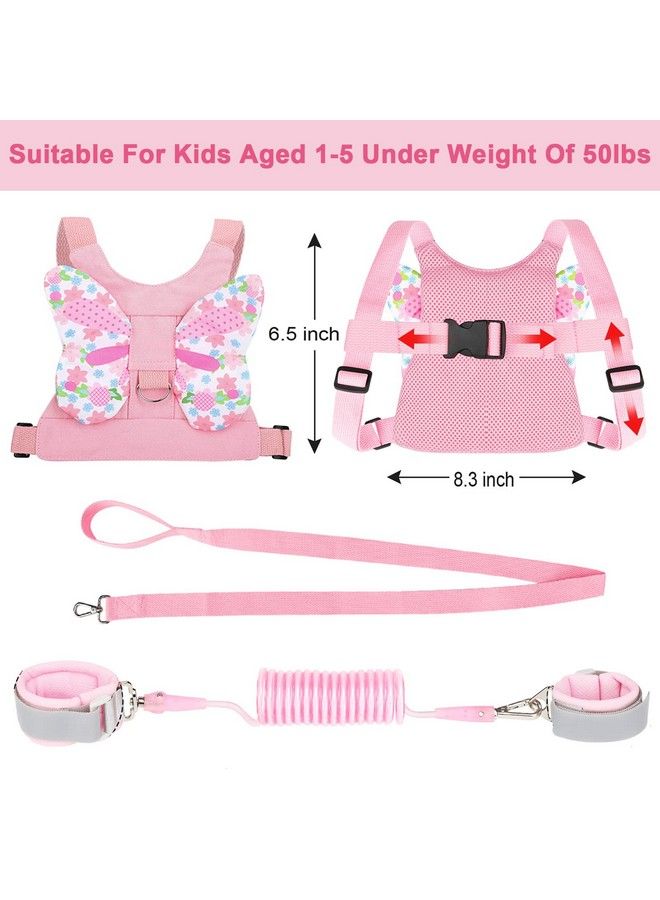 3 In 1 Toddler Harness Leashes + Anti Lost Wrist Link Kids Harness Children Leash For Girls Child Anti Lost Leash Baby Cute Harness Belt Strap Hold Kids Close While Walking