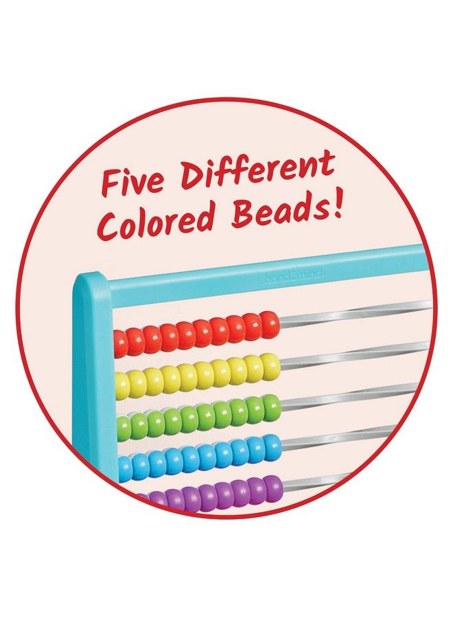 Color Changing Plastic 100 Bead Abacus Abacus For Kids Math Math Manipulatives Kindergarten Counting Rack For Kids Counters For Kids Math Educational Toys For Elementary Kids (Set Of 1)