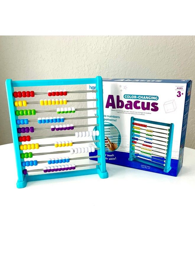 Color Changing Plastic 100 Bead Abacus Abacus For Kids Math Math Manipulatives Kindergarten Counting Rack For Kids Counters For Kids Math Educational Toys For Elementary Kids (Set Of 1)