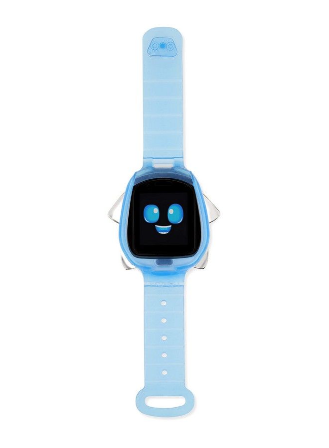 Tobi Robot Smartwatch Blue With Movable Arms And Legs Fun Expressions Sound Effects Play Games Track Fitness And Steps Builtin Cameras For Photo And Video 512 Mb ; Kids Age 4+