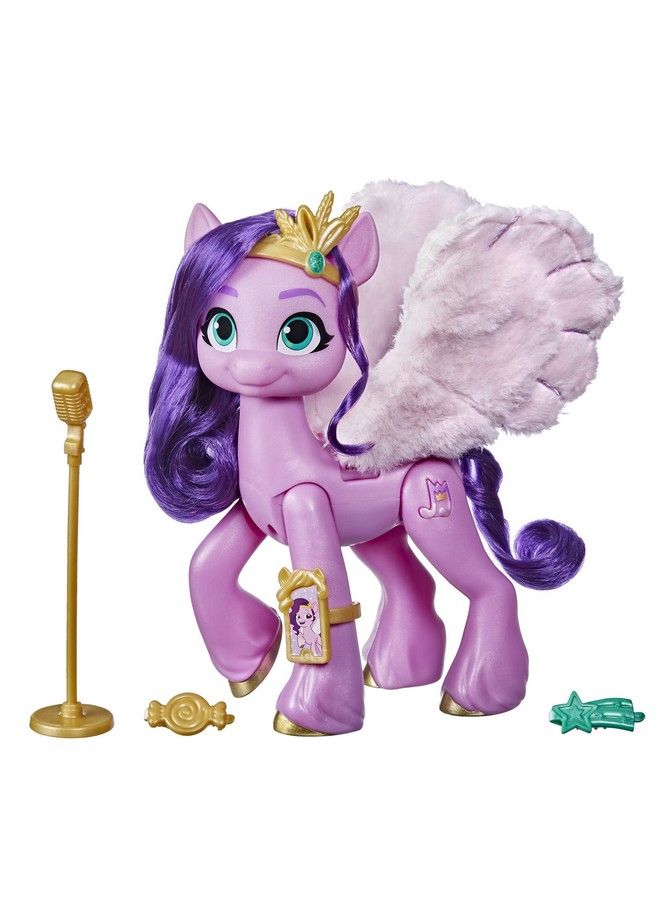 : A New Generation Movie Singing Star Princess Pipp Petals 6Inch Pink Pony That Sings And Plays Music Toy For Kids Age 5 And Up