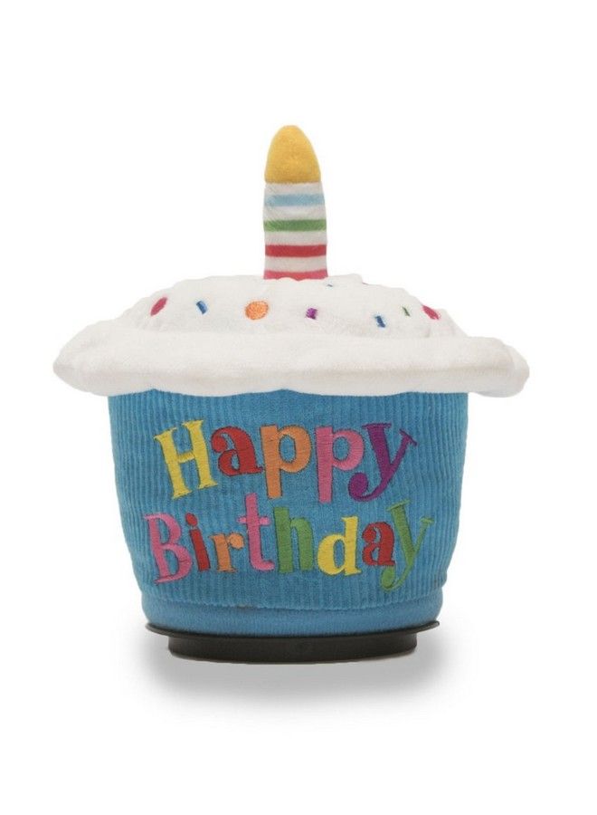 Birthday Cupcake Spinner ; Animated Cupcake Musical Plush Toy Spins And Lights Up To The Song Happy Birthday 8 Inches