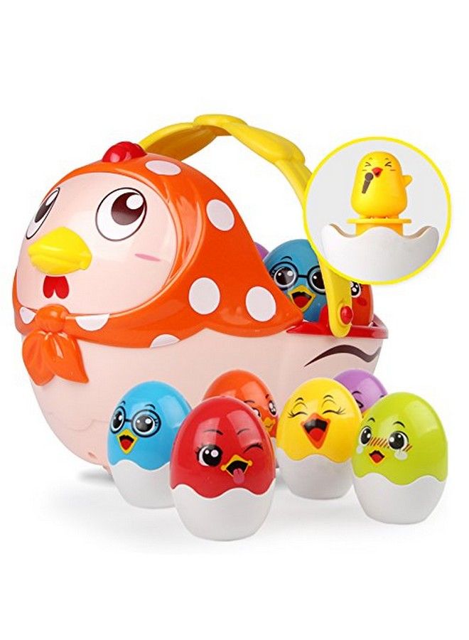 Music Toy Education Gift For Toddler Kid Hen Mother And Chicken Egg