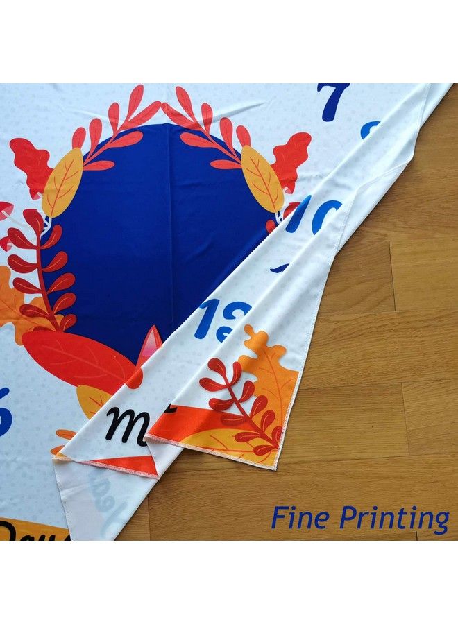 Fox Baby Month Milestone Blanket For Baby Boy & Girl Baby Age Blanket For Photo Taken; Fox Themed Babyshower Gifts