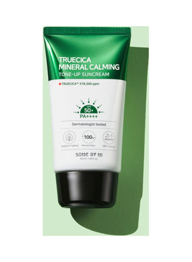 Truecica Mineral Calming Tone-Up Suncream SPF 50+ 50ml