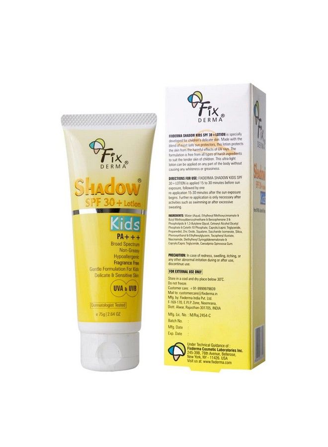 Shadow Sunscreen Spf ; Sunscreen For Oily Skin & Dry Skin ; Sun Screen Protector Spf (Spf30 Kids Lotion)