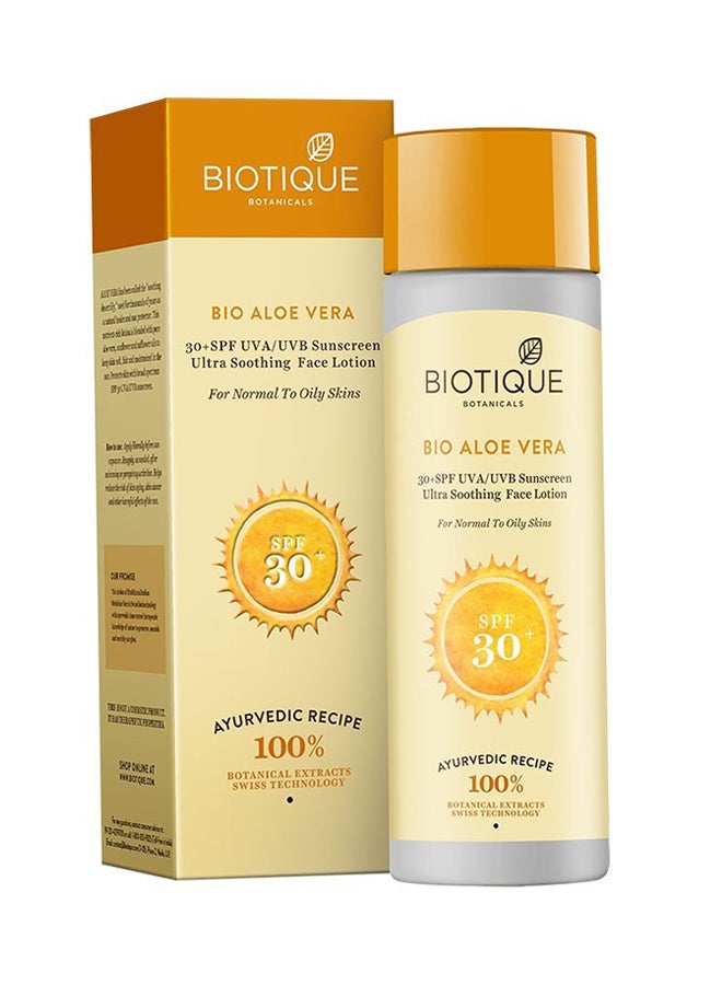 Bio Aloe Vera Sunscreen SPF 30 120ml