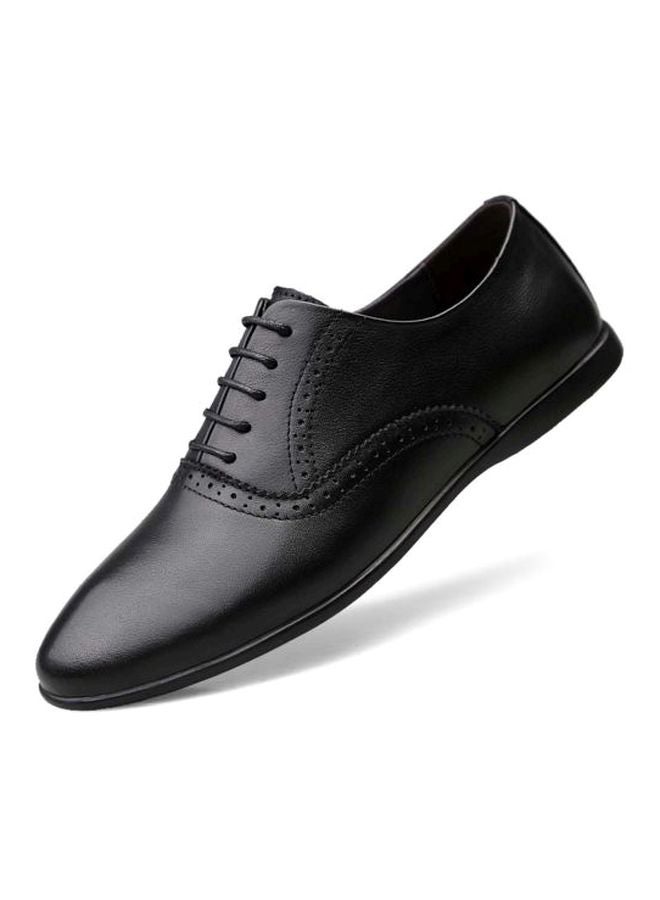 Lace-up Leather Formal Shoes Black