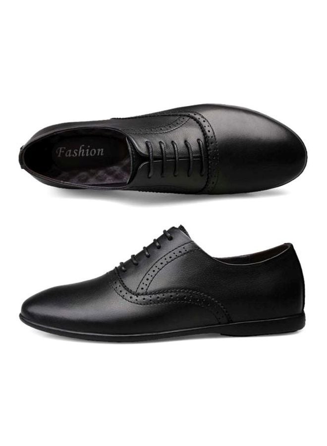 Lace-up Leather Formal Shoes Black