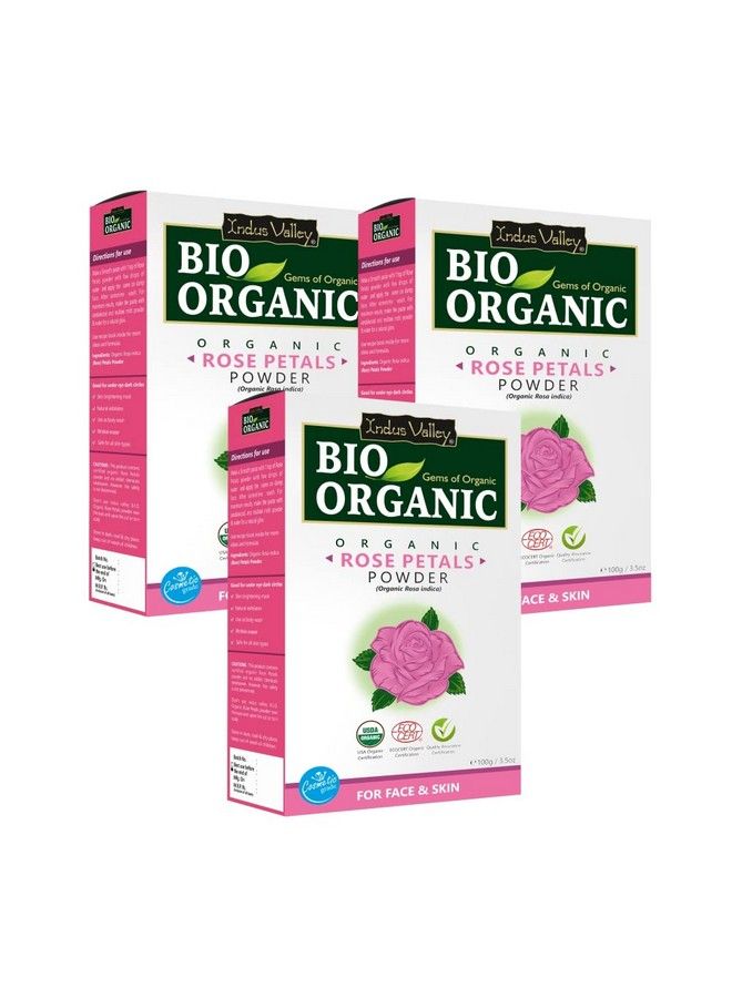 Bio Organic 100% Pure And Organic Rose Petals Powder; Rosa Indica For Skin Care Enriched With Vitamin A And C And Regenerate Skin Cells Glowing And Healthy (100G*3300G))