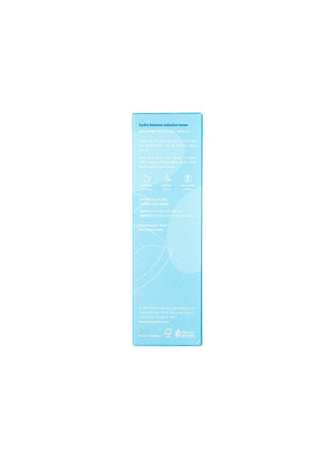 Hydro Balance Solution Toner 160Ml ; Vegan Certified ; Hydrating & Balancing ; Dermatologically Tested ; No Artificial Fragrance & Coloring ; Crueltyfree ; Korean Skincare
