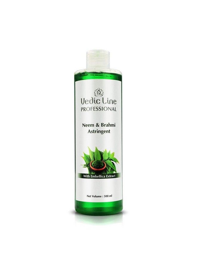Neem & Brahmi Astringent Fades Dark Spots Acne & Pimple With Emblica Extract Neem & Brahmi For Healthy Skin 500Ml