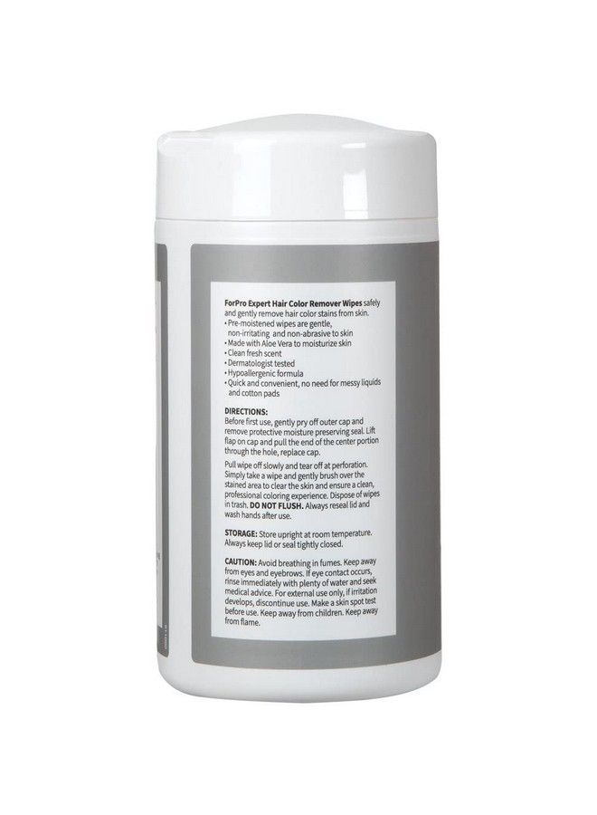 Forpro Expert Hair Color Remover Wipes Premoistened Perforated Towelettes Nonirritating Hypoallergenic Formula Clean Fresh Scent 100Count