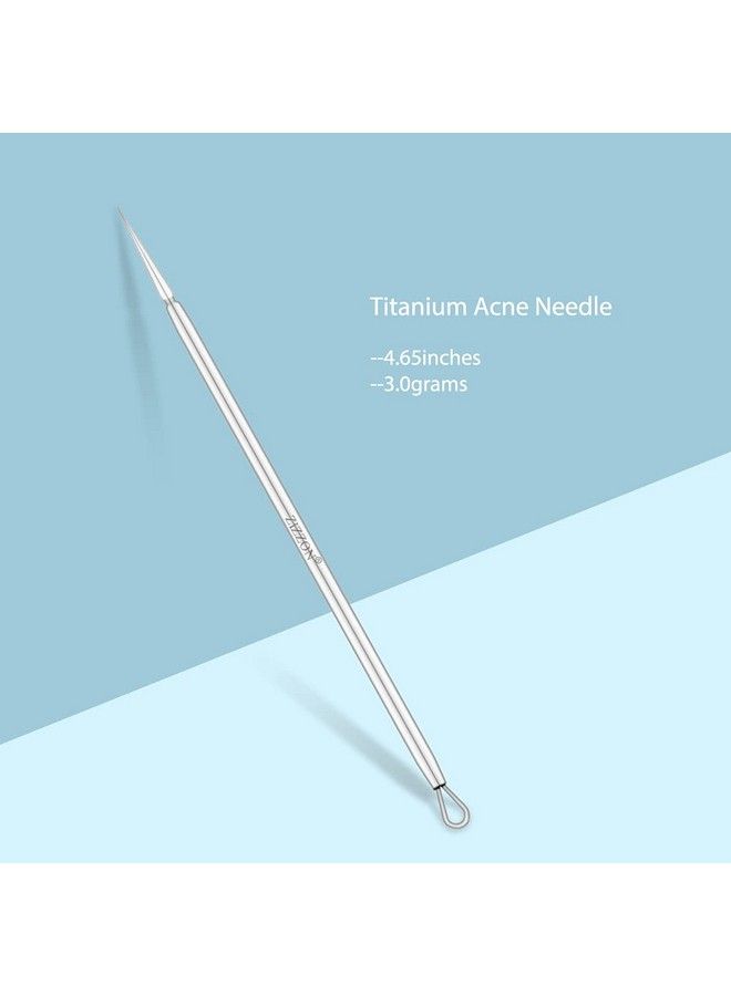 Titanium Lancet Needle Acne Blackhead Remover Pimple Extractor Popper Tool