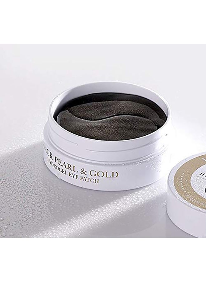 Black Pearl And Gold Hydrogel Eye Patch