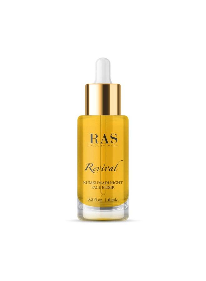 Revival Kumkumadi Night Face Elixir; Enriched With Saffron ; Reduces Signs Of Ageing Wrinkles And Fine Lines Hydrates Skin (6 Ml)