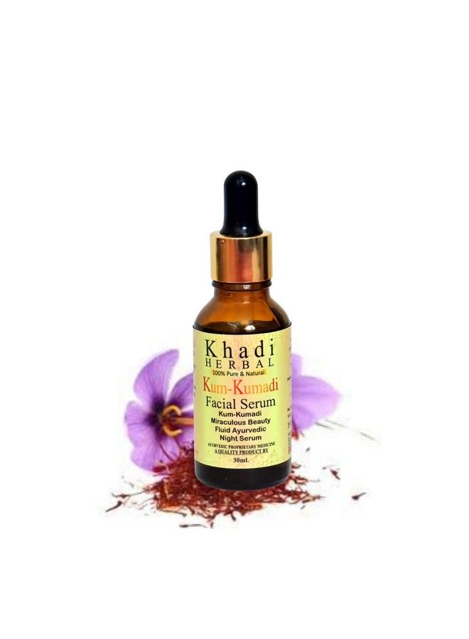Kumkumadi Face Serum For Miraculous Beauty Fluid Ayurvedic Night Serum 100% Natural Pack Of 2 (60Ml)