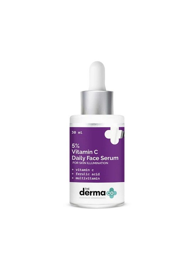 5% Vitamin C Daily Face Serum With Ferulic Acid & Multivitamin For Skin Illumination 30Ml