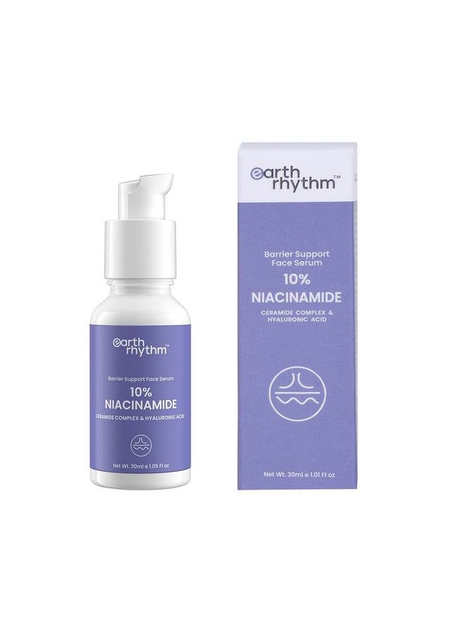10% Niacinamide Face Serum With Hyaluronic Acid; For Acne Prone Oily & Sensitive Skin; Evens Out Skin Tone Improves Texture Plumps & Hydrates Skin; Men & Women 30Ml