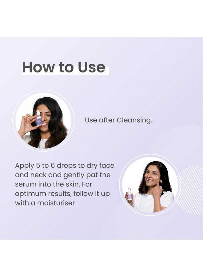10% Niacinamide Face Serum With Hyaluronic Acid; For Acne Prone Oily & Sensitive Skin; Evens Out Skin Tone Improves Texture Plumps & Hydrates Skin; Men & Women 30Ml