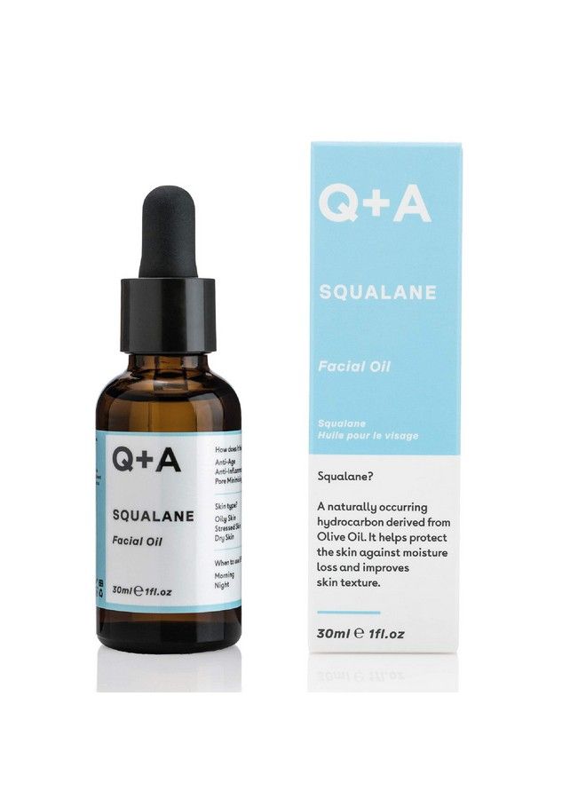 Squalane Facial Oil. A Super Hydrating Vegan Facial Oil Derived From Olive Oil. 30Ml/1Fl.Oz