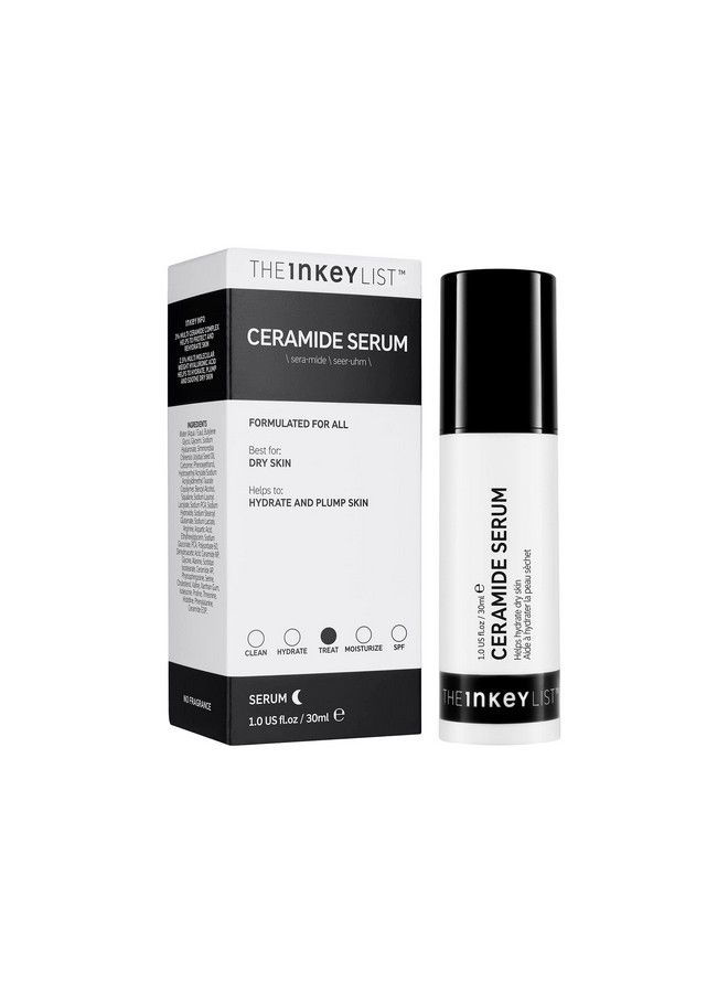 Ceramide Night Treatment Overnight Cream With Hyaluronic Acid To Rehydrate And Soothe Dry Skin 1.01 Fl Oz