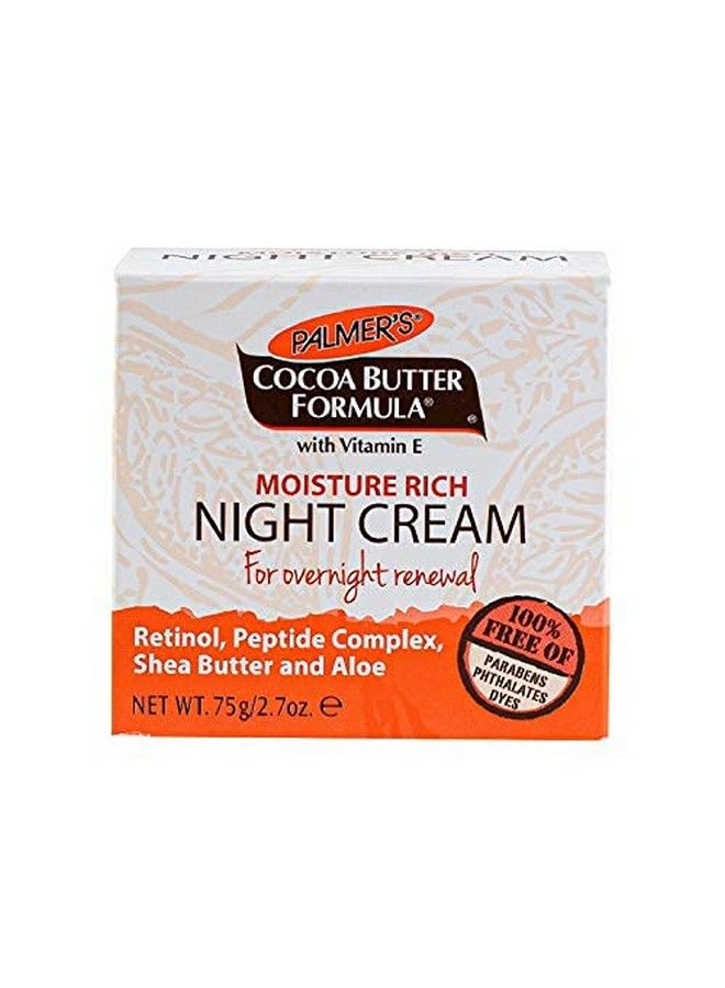 Cocoa Butter Formula Moisture Rich Night Cream 2.70 Oz