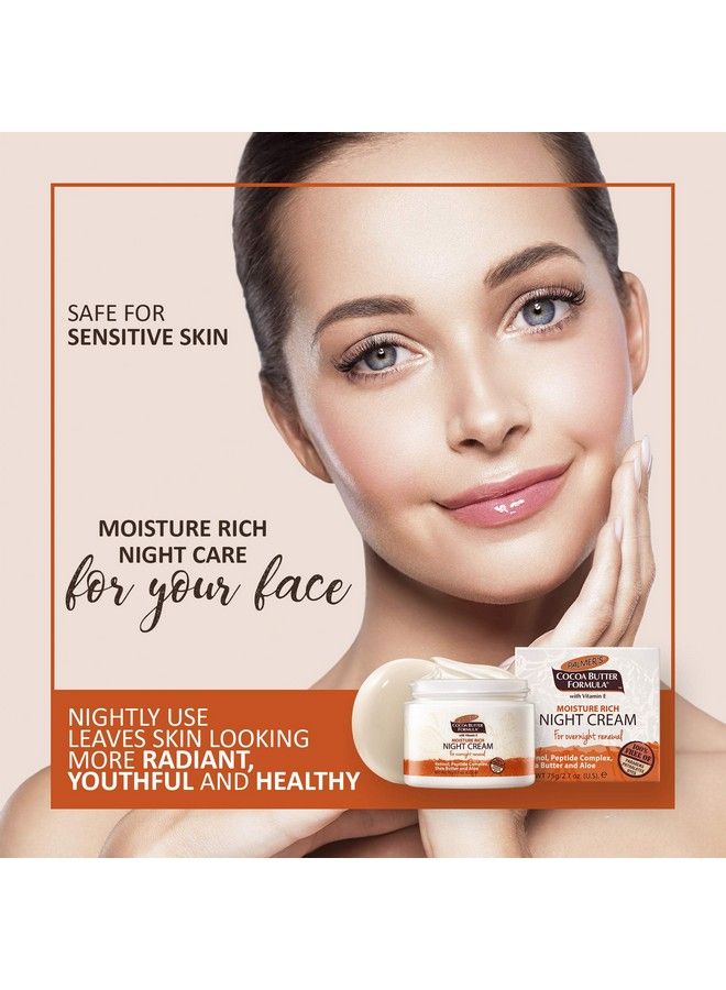 Cocoa Butter Formula Moisture Rich Night Cream 2.70 Oz