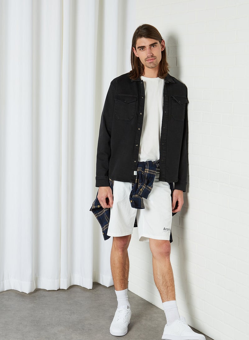 Woven Shorts Ecru