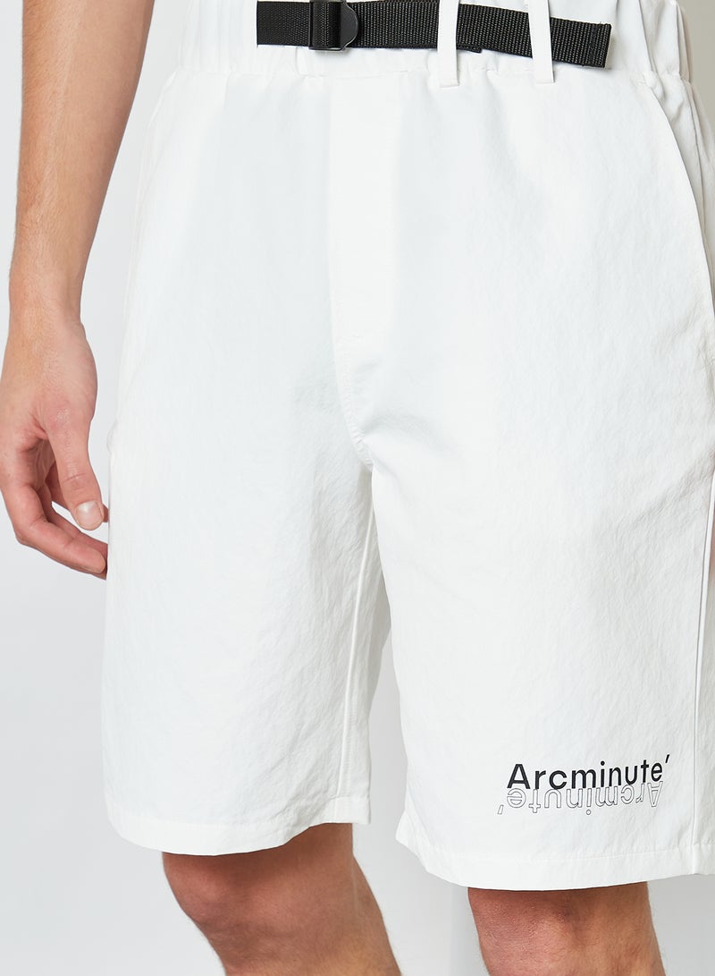 Woven Shorts Ecru