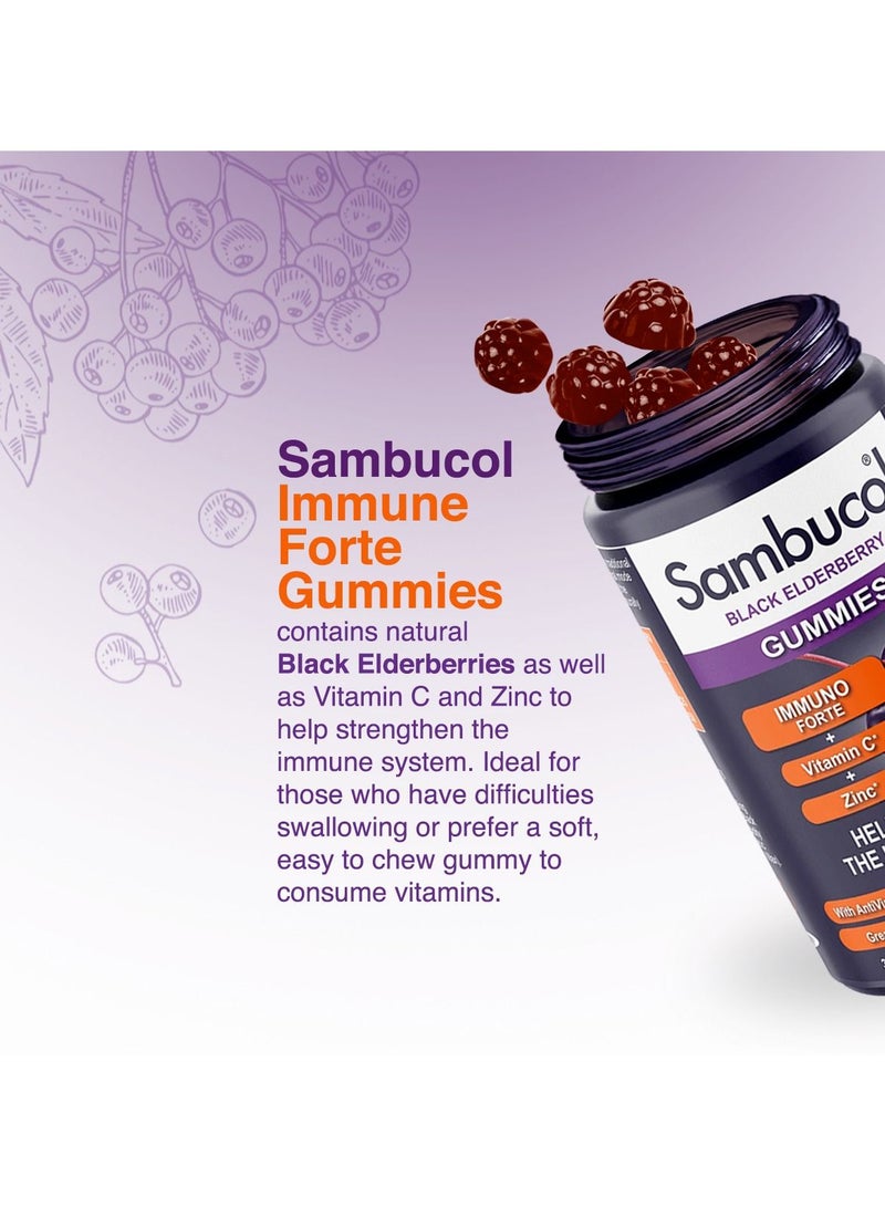 Vitamin C Gummies Immuno Forte and Zinc 30'S 30 Gummies
