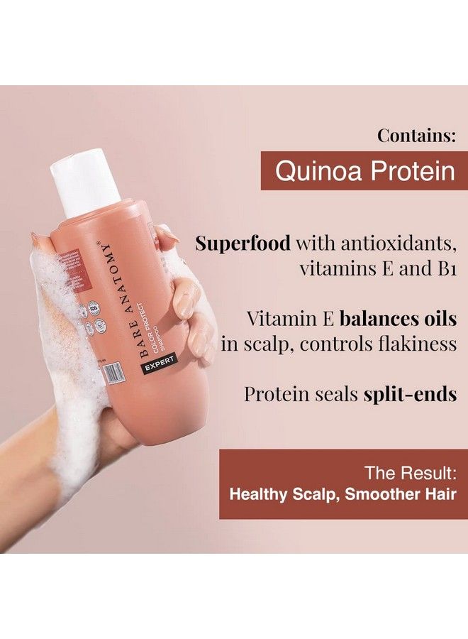 Hair Colour Protect Shampoo Retains Colour Upto 8 Weeks Repairs Damage With Amino Acid & Quinoa Protein For Dry & Frizzy Coloured Hair For Unisex 250Ml