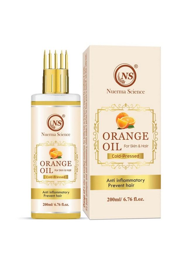 Orange Oil With Comb Applicator For Healthy Strong More Deep Root Nourishment Hair Oil (200 Ml)