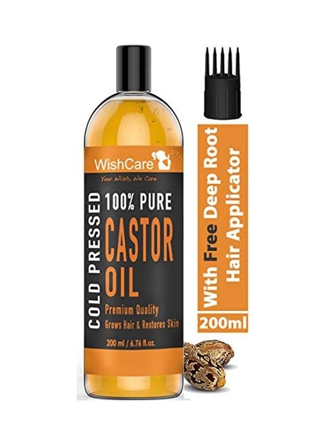 Hexane Free Cold Pressed Castor And Olive Oil Multicolour 400ml