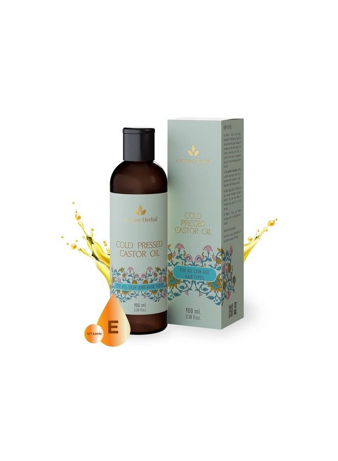 Cold Pressed Unrefined Chemical Free Castor Oil ; For Hair & Skin ; Promotes Hair & Eyebrow Growth ; 100 Ml