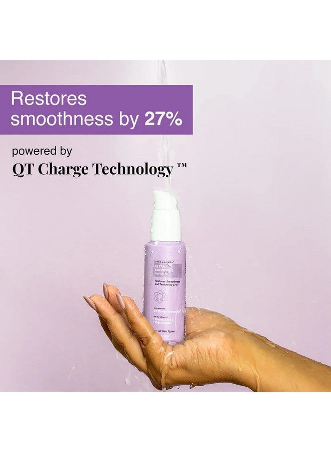 Ultra Smoothing Hair Serum ; Restores Smoothness & Texture By 27% ; Powered By Carbohydrate Complex & Niacinamide ; For Dry & Frizzy Hair ; Women & Men ; 50Ml