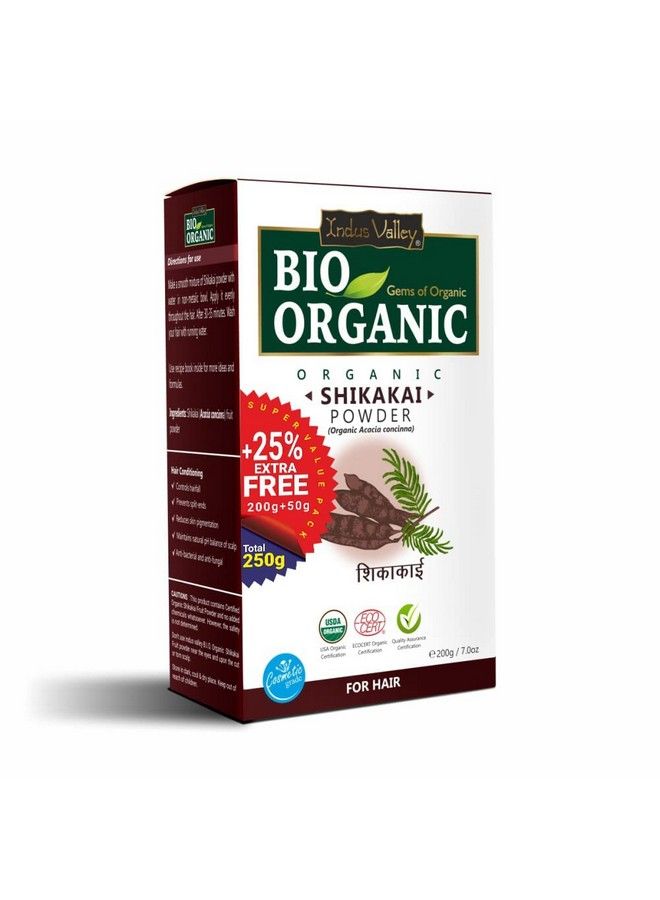 Bio Organic Organic Shikakai Powder ; Acacia Concinna For Hair Care 250Gm