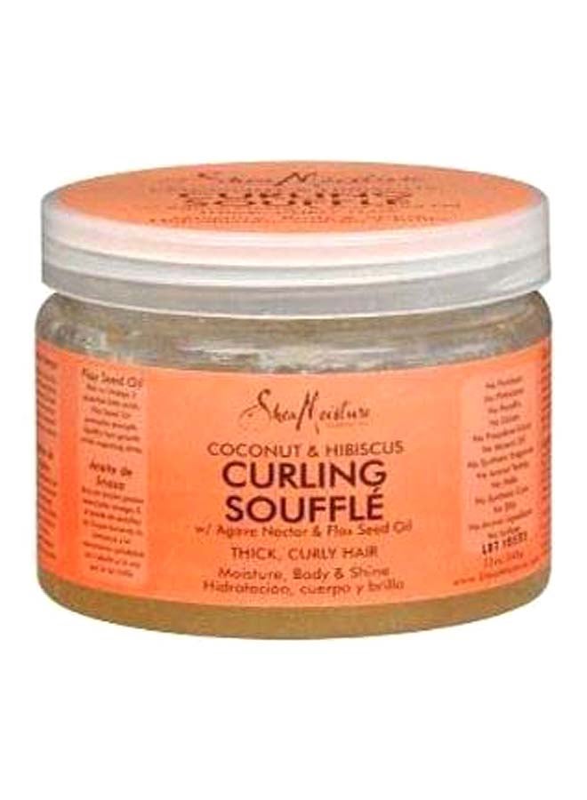 Coconut And Hibiscus Curling Souffle Gel 38 12 Ounces Orange/White 340grams