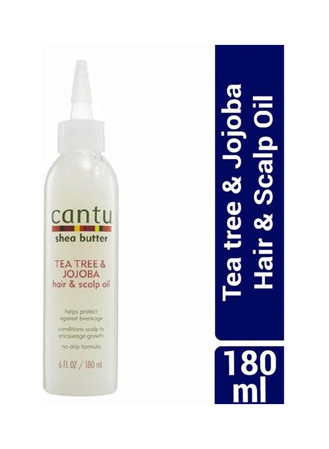 Pack Of 2 Shea Butter Natural Tea Tree And Jojoba Scalp Oil 360ml