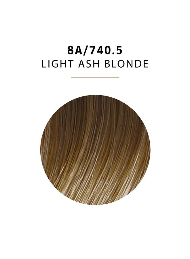 Wella Colorcharm Permanent Liquid Hair Color For Gray Coverage 8A Light Ash Blonde 1.42 Fl Oz