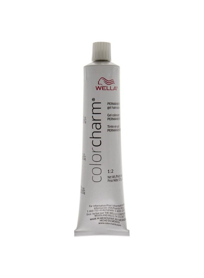 Wella Colorcharm Permanent Gel Hair Color For Gray Coverage 3A Dark Ash Brown