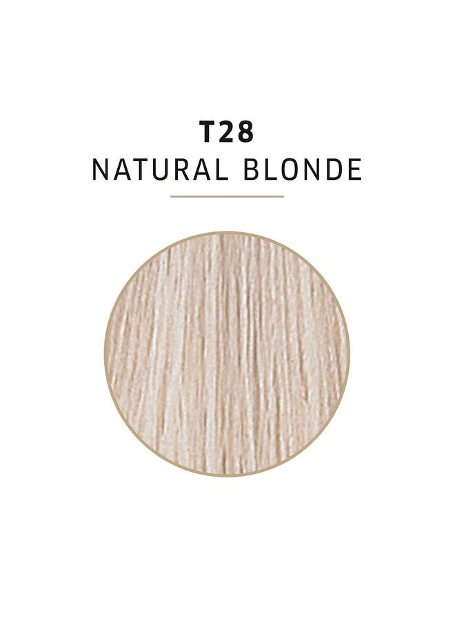 Wella Colorcharm Hair Toner Neutralize Brass With Liquifuse Technology T28 Natural Blonde 1.4 Oz