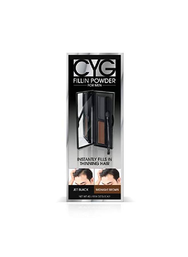 Fill In Powder Pro For Men Midnight Brown/Jet Black