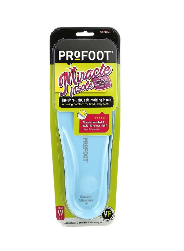 ProFoot Original Miracle Insole Women's 6-10 Pair 1