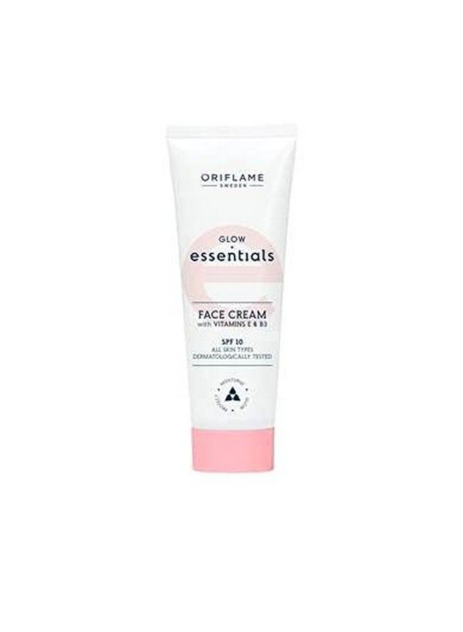 Glow Essentials Face Cream With Vitamins E & B3 Spf 10 50Ml