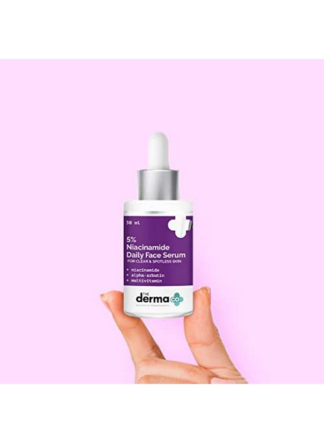 5% Niacinamide Daily Face Serum With Alpha Arbutin & Multivitamin For Clear & Spotless Skin 30Ml